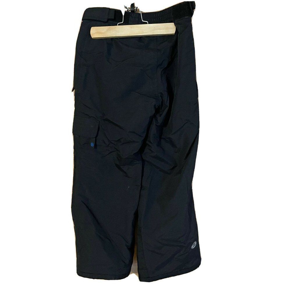 SLALOM Youth Boy Girl Small Black Ski Pants Snowboard Winter Adjustable Pockets